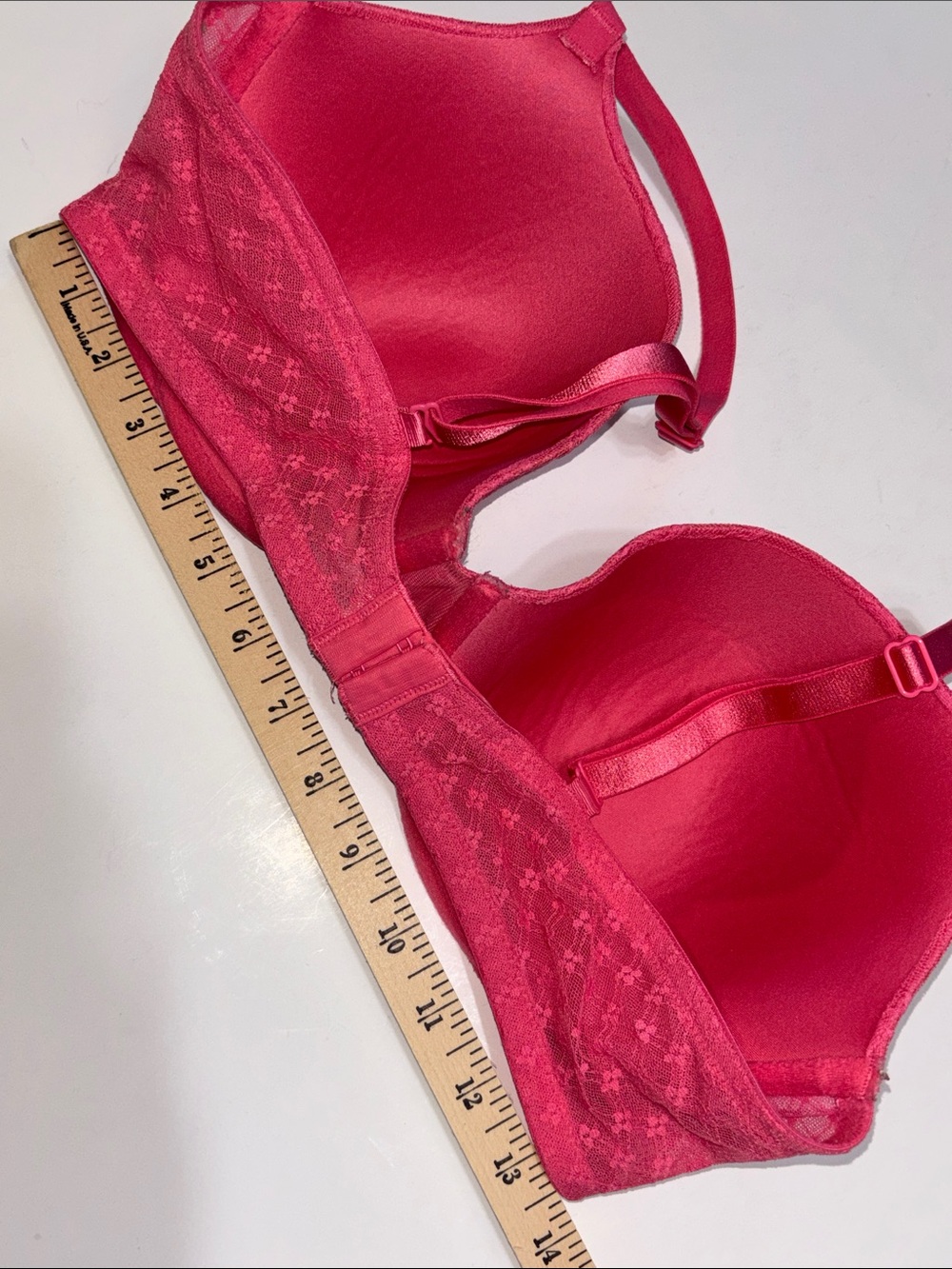 Victoria’s Secret Lined Demi Bra 38D Coral Pink - Picture 8 of 16